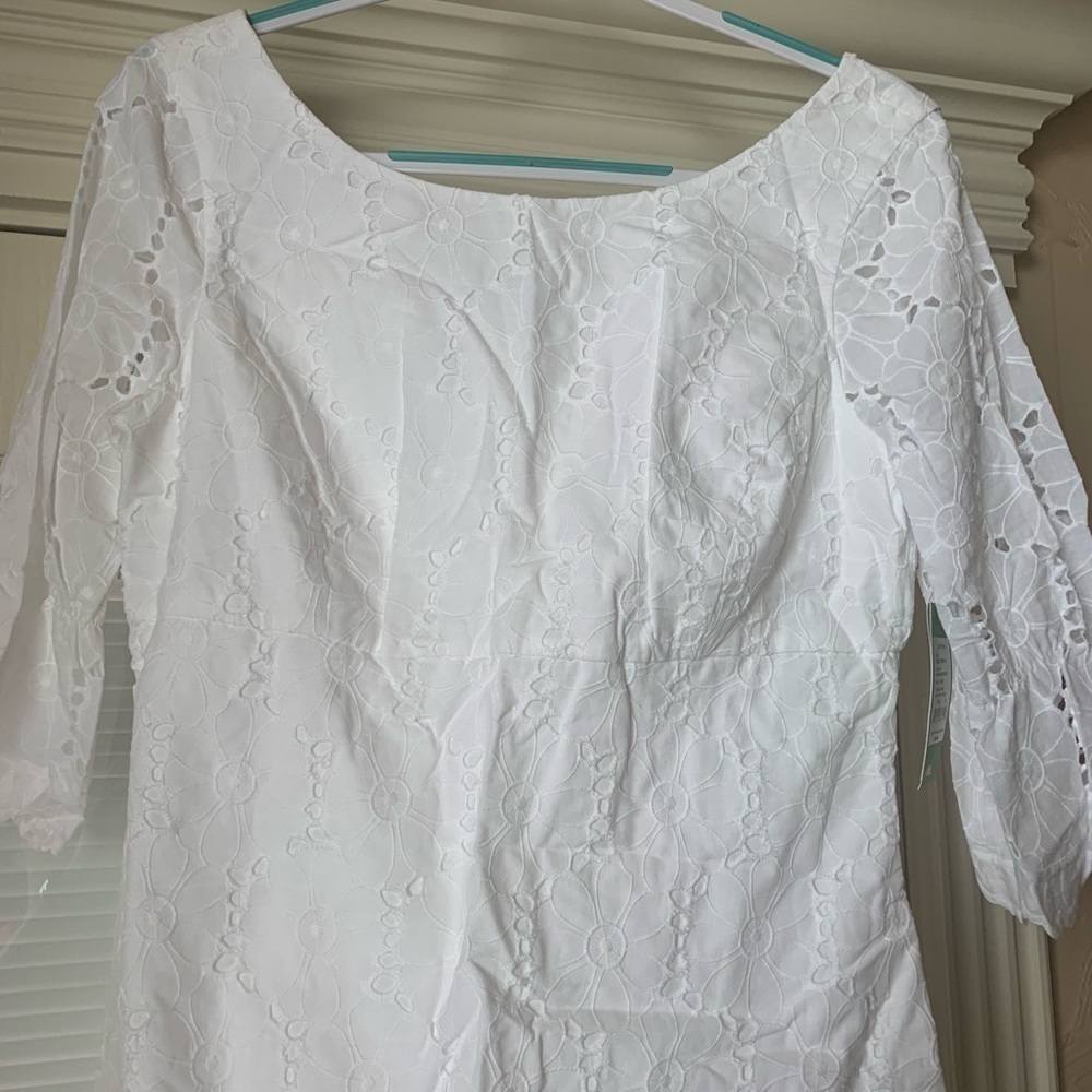 Lilly Pulitzer White Eyelet Shayna Dress - Picture 4 of 6